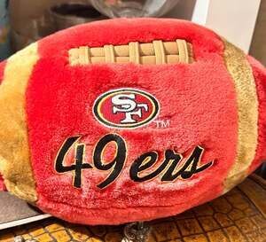 Vintage San Francisco 49ers NFL Plush Football Ken Tex